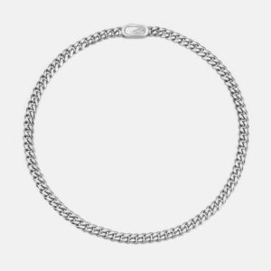 Tinderbox - Stainless steel cuban link chain necklace