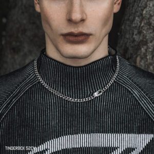 LANCER ACCESSORIES - TINDERBOX - UNISEX 8MM CUBANLINK CHAIN